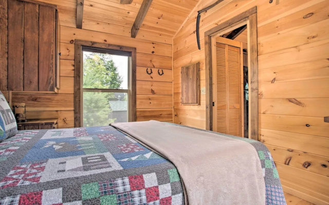 photo 3 of Near Winter Trails! Rustic Cabin in Mill Spring