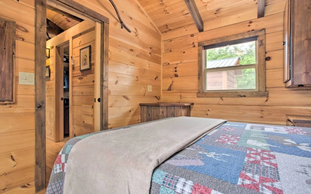 photo 5 of Near Winter Trails! Rustic Cabin in Mill Spring