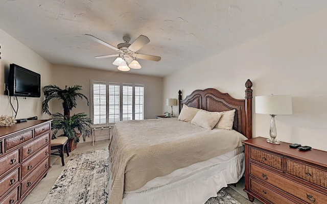 photo 5 of Canal-front Getaway W/ Pool - Minutes To Beach! 2 Bedroom Home