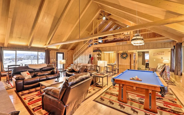 photo 4 of Centennial Cabin w/ Hot Tub, Sauna & Pool Table!