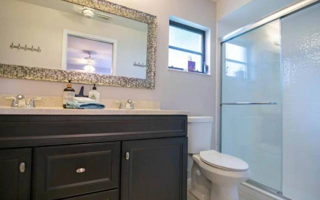 photo 4 of Charming Heated Pool Home - 3 miles to the Beach, Pet and Family Friendly -Available Year Round!