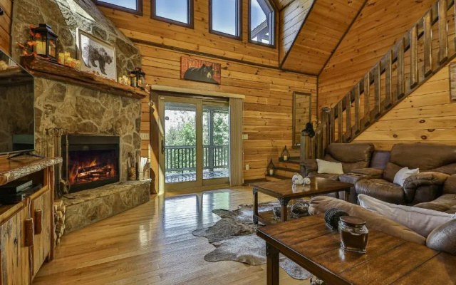 photo 2 of Chateau Relaxeau Breathtaking Spacious Mountain Home on Paved Road