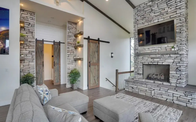 photo 2 of Chic Utah Getaway w/ Fireplace, Sauna & 2 Decks!