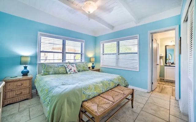 photo 2 of Coastal PCB Cottage W/pool & Bbq: 1block to Beach!