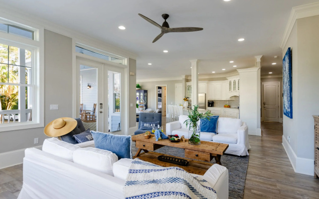 photo 4 of Steps to Beach Pool, Hot Tub, Fire Pit 7br, Sleeps 18 Cobalt Coast