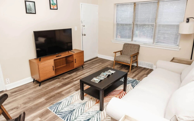 photo 3 of Comfortable 1BR APT With a 24-hour Fitness Center