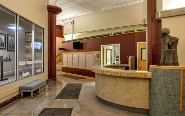 photo 2 of Contemporary 2BR 2BA Apartment In Downtown Indianapolis by CozySuites