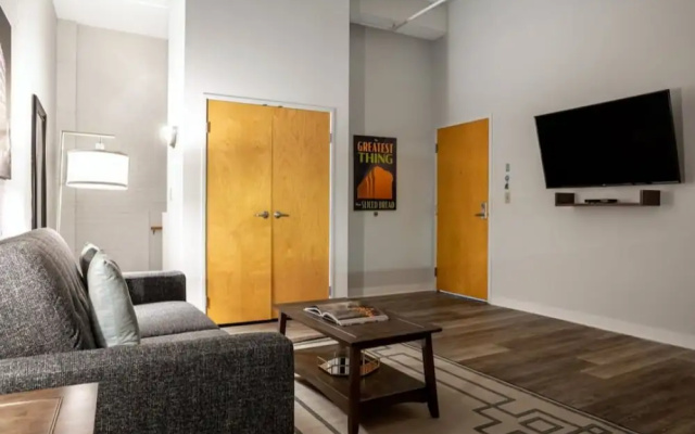 photo 5 of Contemporary 2BR 2BA Apartment In Downtown Indianapolis by CozySuites