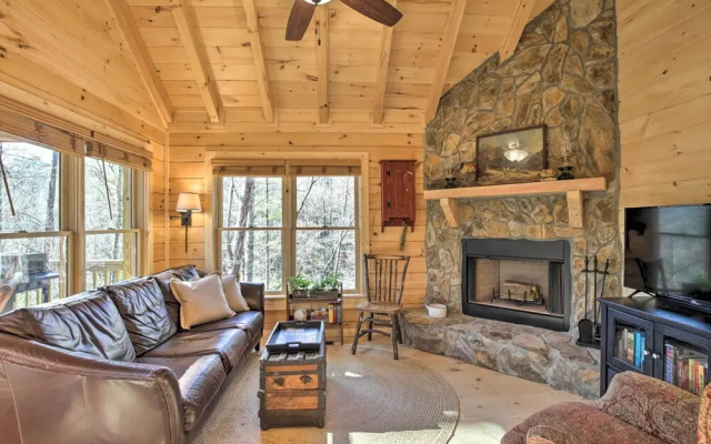 photo 2 of Cherry Log Couples Cabin Near Hiking & Waterfalls