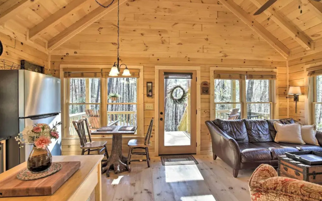 photo 4 of Cherry Log Couples Cabin Near Hiking & Waterfalls