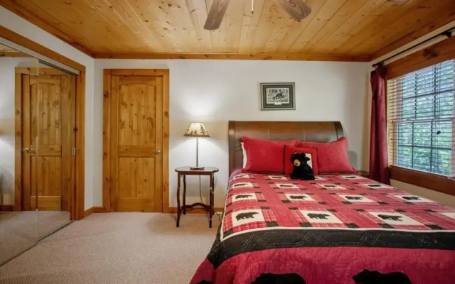 photo 3 of Cowboy Cabin - Gorgeous Unique Mountain Cabin With Creek Porch Pool Table
