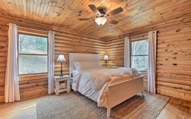 photo 3 of Cozy Blue Ridge Mountain Cabin on 18 Acre Lot