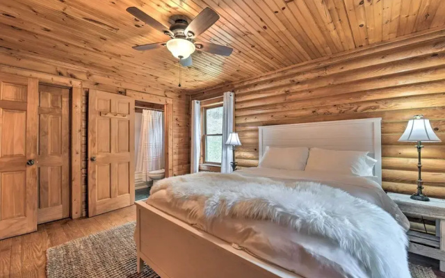 photo 4 of Cozy Blue Ridge Mountain Cabin on 18 Acre Lot