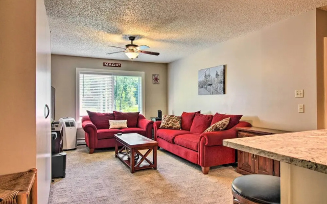 photo 4 of Cozy Condo w/ Magic Mountain Ski-in Access!