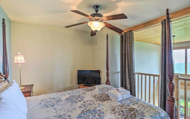 photo 2 of Getaway Chalet in Mars Hill w/ Hot Tub & Views!