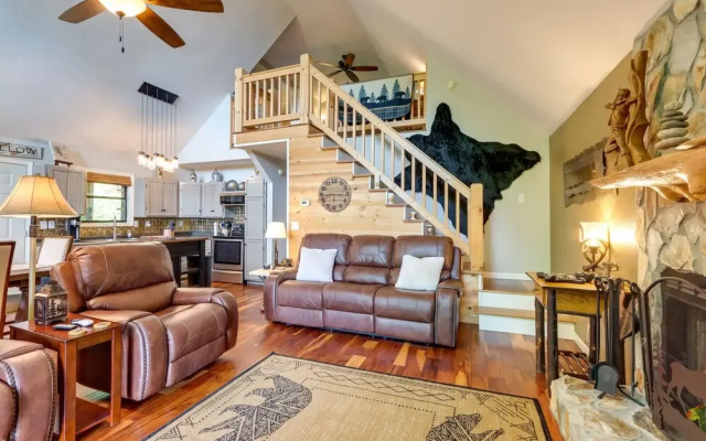 photo 5 of Cozy Murphy Cabin w/ Decks & Mountain Views!