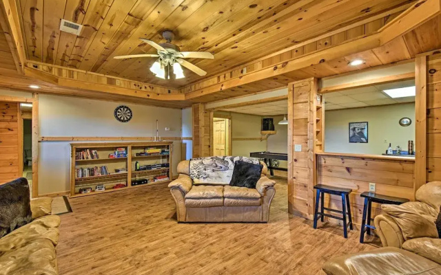 photo 2 of Cozy 'sunset View' Cabin w/ Game Room & Mtn Views!