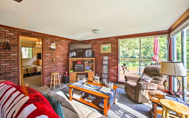 photo 5 of Cozy Waterfront Cottage w/ Deck on White River!