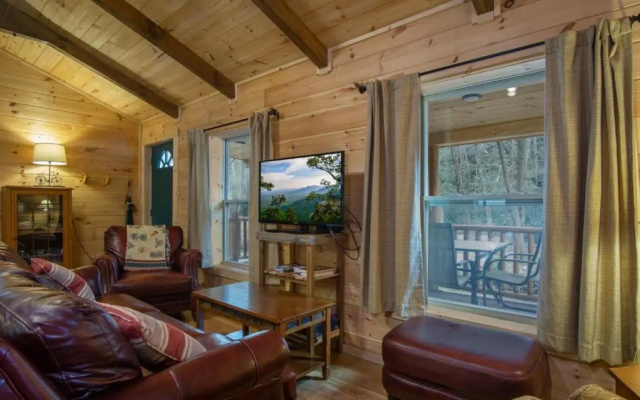 photo 3 of Creekside Log Cabin in Pisgah Forest