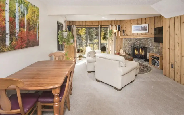 photo 3 of Creekside Townhome With Wood Burning Fireplace In Vail, Co 3 Bedroom Townhouse by Redawning