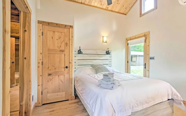 photo 5 of Custom Creekside Cabin 15 Mi From Asheville!
