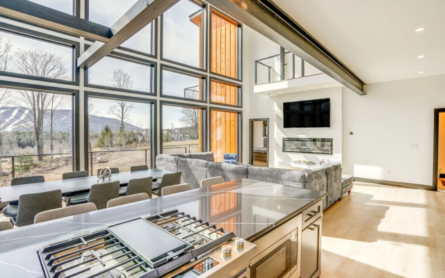 photo 4 of Custom Windham Mtn Villa w/ Pool, Theater & Views!