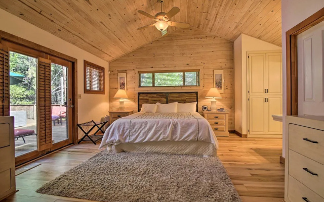 photo 4 of 5 Mi to Hiking: Custom Cabin w/ Deck in Arnold!