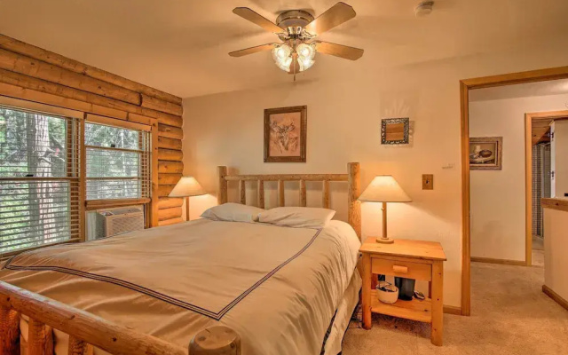 photo 5 of 5 Mi to Hiking: Custom Cabin w/ Deck in Arnold!