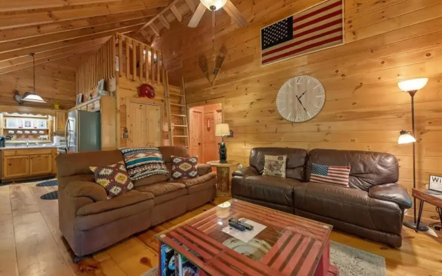 photo 2 of Dancing Bears Cabin With hot tub Fireplace Creek