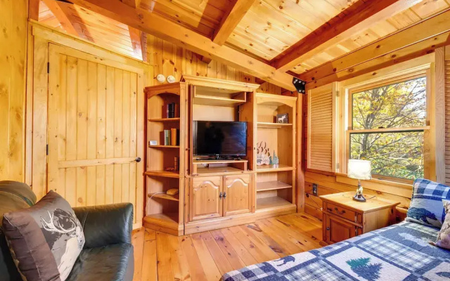 photo 4 of Fire Pit & Hot Tub: Poconos Family Cabin!