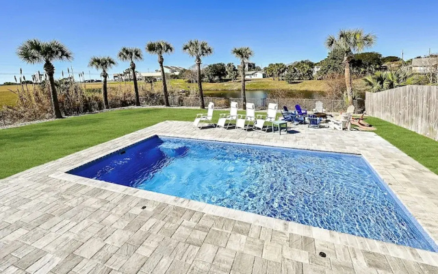 photo 3 of Dog Friendly + Private Pool; 0.1 Miles to the Beach!