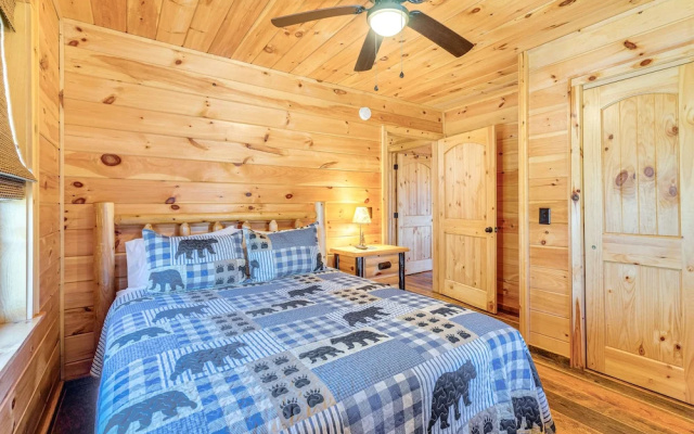 photo 4 of Hot Tub + Fire Pit: Dog-friendly Cabin in Murphy!