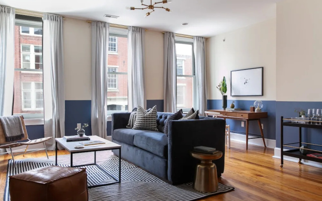 photo 5 of Domio I Old City I Chic 1 BR Apt Near Liberty Bell