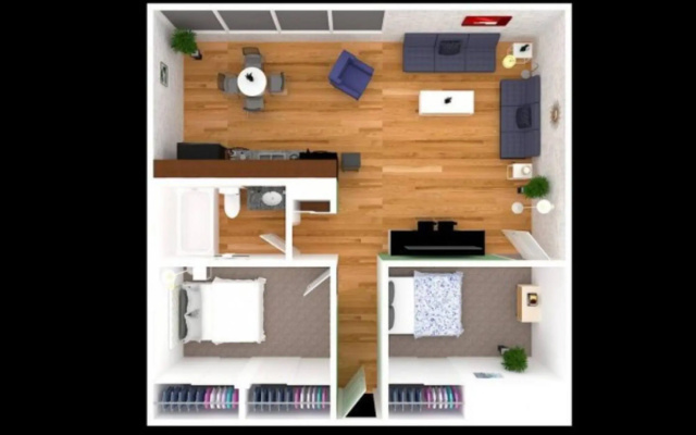 photo 2 of Downtown Denver 2BR Apartment | Open Plan
