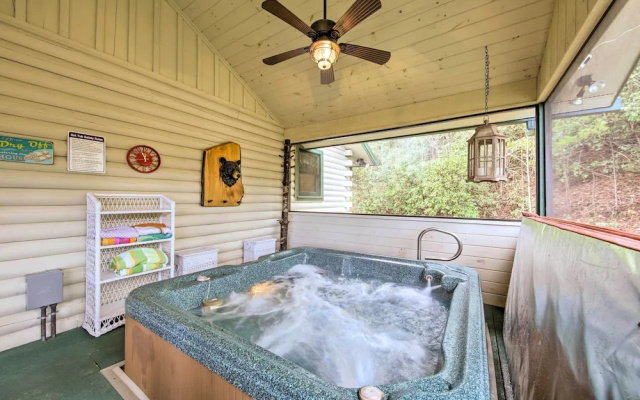 photo 3 of Ellijay Cabin With Porch & Private Hot Tub!