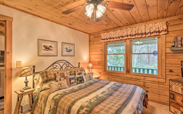 photo 4 of Ellijay Cabin With Porch & Private Hot Tub!