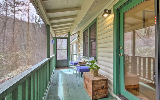 photo 5 of Ellijay Cabin With Porch & Private Hot Tub!