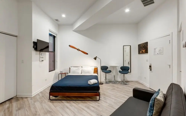 photo 4 of Enjoy A Romantic Chicago Getaway - This Windy City Studio Is Perfect For 2 - 747 Lofts Cabin 104 by RedAwning