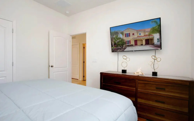 photo 5 of Enjoy the Private View! Roomy Town Home With Pool, 20 Mins From Disney #5st739