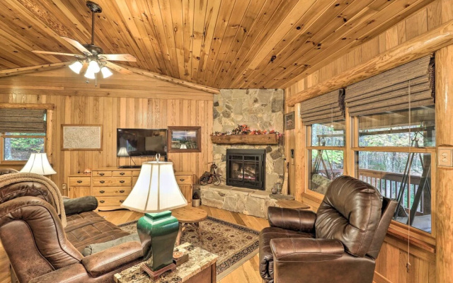 photo 2 of Fletcher Cabin: Wraparound Deck & Pond Access