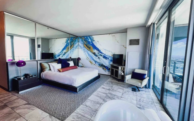 photo 4 of Full Strip Views - Open Balconies - Free Parking Jacuzzi Tub - High Floor