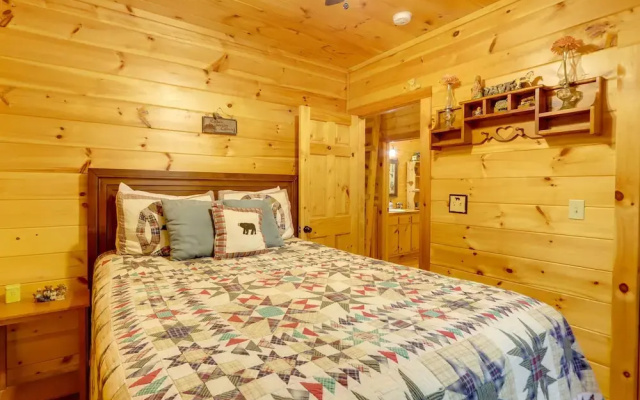 photo 5 of On Fightingtown Creek: Forested Mccaysville Cabin!