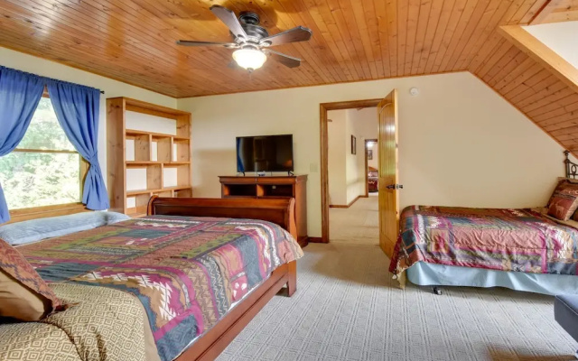 photo 3 of Grand Ellijay Cabin w/ Mountain Views & Pool Table
