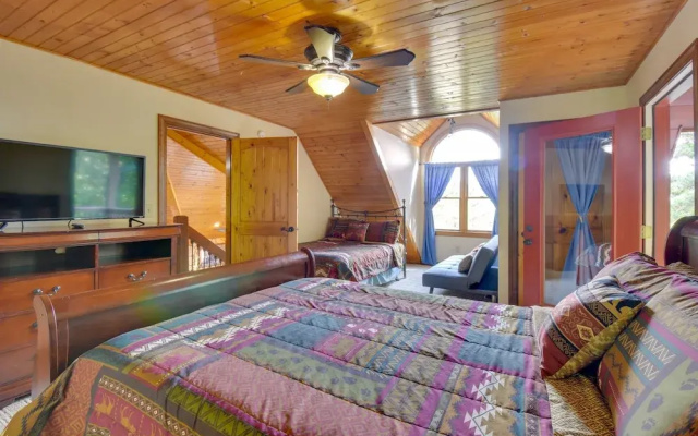 photo 5 of Grand Ellijay Cabin w/ Mountain Views & Pool Table