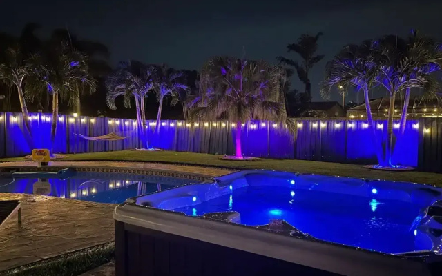 photo 4 of Great Location Private House Pool, Hot Tub, Patio w/ Fire Pit 3br/2ba