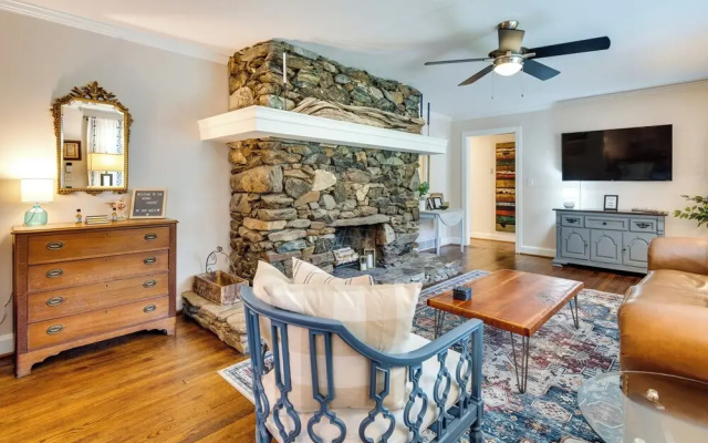 photo 3 of Hendersonville Haven w/ Fire Pit, Grill, Deck!