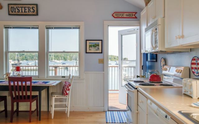 photo 5 of 'heron Cottage' on Casco Bay w/ Deck & Boat Dock!