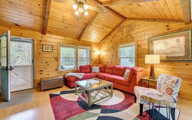 photo 4 of High Peak Heaven: Cozy Log Cabin on 1 Acre!