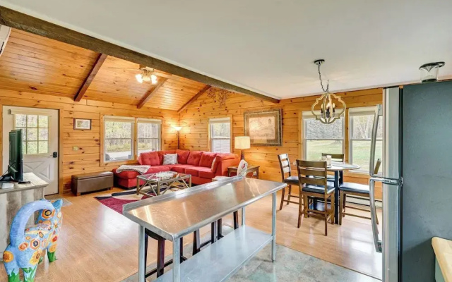 photo 5 of High Peak Heaven: Cozy Log Cabin on 1 Acre!