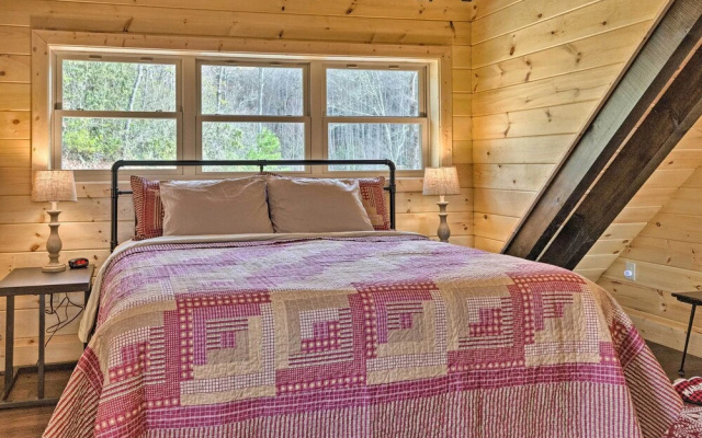 photo 4 of Hilltop Cabin on 5 Acres w/ Hot Tub & Waterfall!